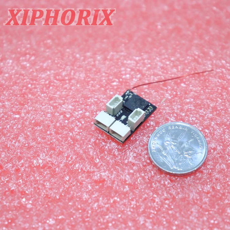 Picture of Compatible Multi Protocol,  Support TELEM, 2.4G Micro 4Channel Receiver  Built-in 1S 5A Brushled ESC RX42 Series Receiver