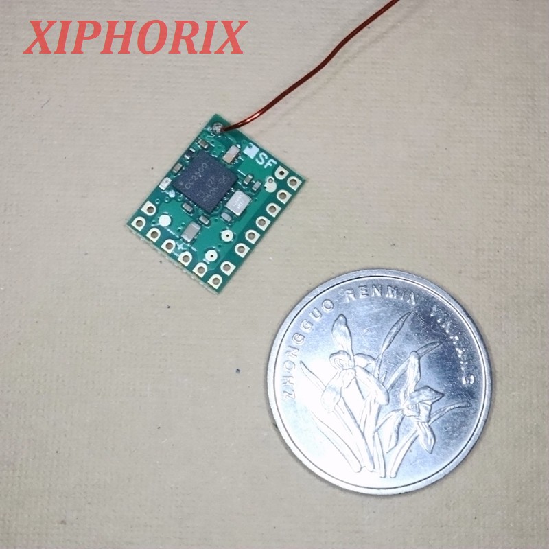 Picture of Compatible Multi Protocol,  Support TELEM, 2.4G Micro 5Channel Receiver  Built-in 1S 5A Brushled ESC, RX62 Series Receiver